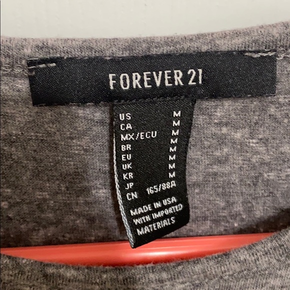 Gray Ruffle Top - Picture 4 of 4